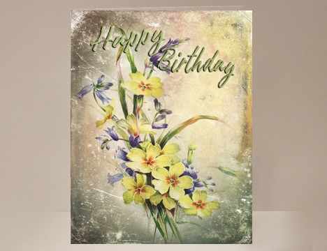 Floral Birthday Card  |  Yesterday's Best