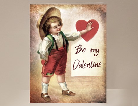 Will you be my Valentine?  Valentine Cards|  Yesterday's Best
