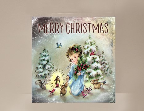Merry Christmas Mini Card|  Yesterday's Best