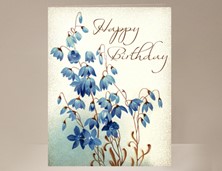 View Bluebells Birthday Card