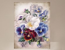 View Pansy Greeting Card