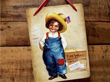 View American Child Vintage Sign