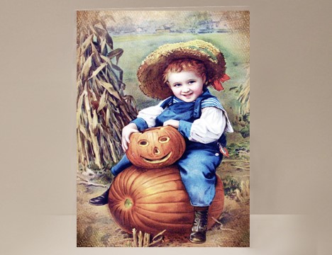 wholesale Thanksgiving cards Boy  |  Yesterday's Best