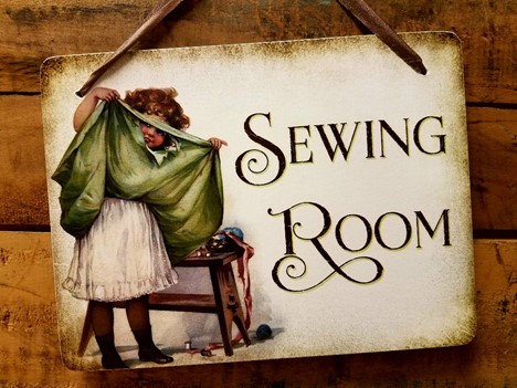 Sewing Room Sign wholesale decorations |  Yesterday's Best