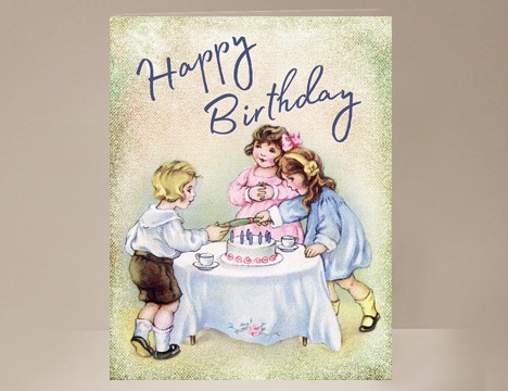 Boy and Girl Birthday Card  |  Yesterday's Best
