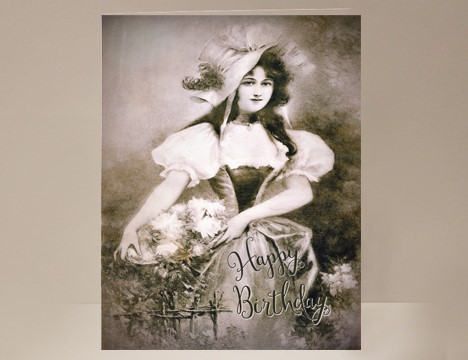 Vintage Beauty Birthday Card |  Yesterday's Best