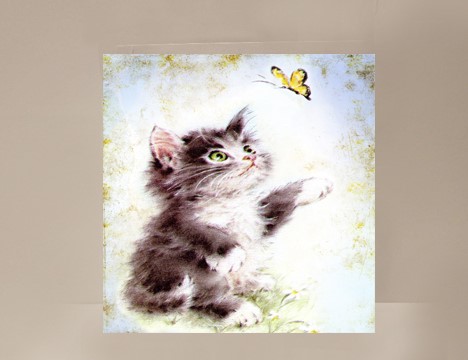 Kitten Mini Card |  Yesterday's Best