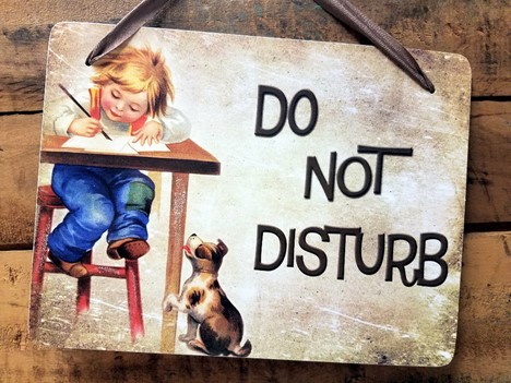 Do Not Disturb Sign |  Yesterday's Best
