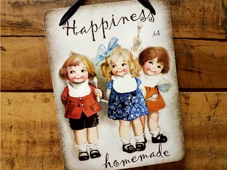 Happiness  is Homemade Wall Plaque |  Yesterday's Best