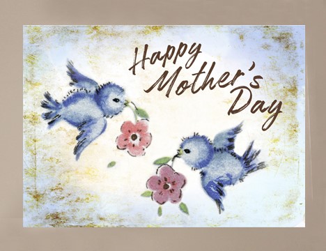 Mother's Day card with Birds  |  Yesterday's Best