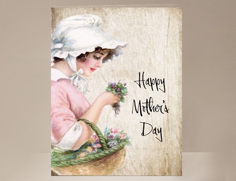 Flower Mother's Day card for Mom |  Yesterday's Best