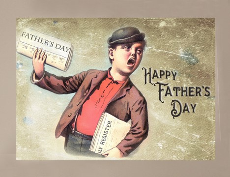 Newspaper Father's Day classic card  |  Yesterday's Best