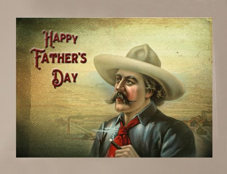Wild West Cowboy Happy Father's Day card |  Yesterday's Best