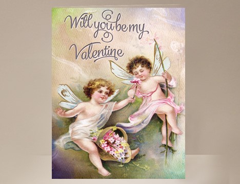 Valentine Card Valentine Fairies  |  Yesterday's Best