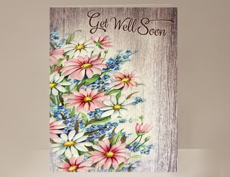 Get Well card Daisy  |  Yesterday's Best