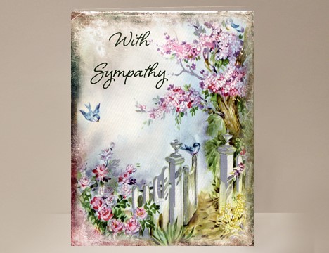 With Sympathy card message|  Yesterday's Best