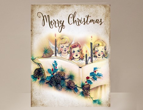Vintage Choir Christmas Card |  Yesterday's Best