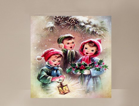 Christmas Choir MIni Christmas Card|  Yesterday's Best