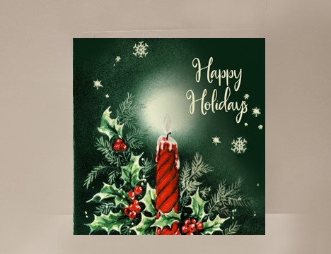 Happy Holidays Mini Card|  Yesterday's Best