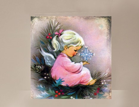 Christmas Angel Mini Card|  Yesterday's Best