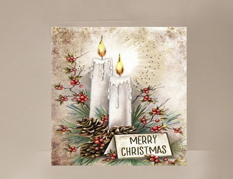 Merry Christmas Mini Card|  Yesterday's Best