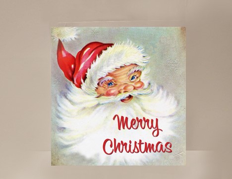 Merry Christmas Santa Mini Card|  Yesterday's Best
