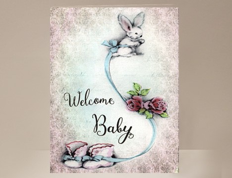 Welcome Baby Card |  Yesterday's Best