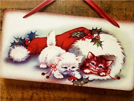 Christmas Kittens Decoration  |  Yesterday's Best