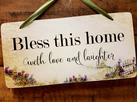 Bless this Home Sign décor made in USA |  Yesterday's Best