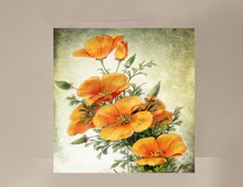 View California Poppy Mini Card