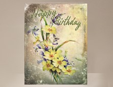 View Floral Birthday Card