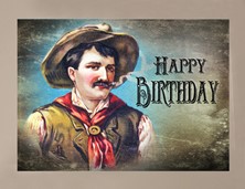 View Cowboy Birthday Card
