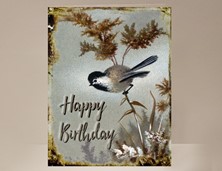 View Chickadee Birthday Card