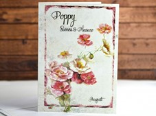 View Flower of the month Card Poppy August