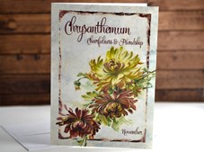 View Flower of the month Chrysanthemum November