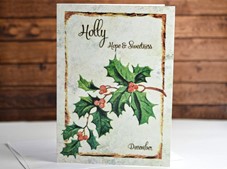 View Flower of the month Holly December