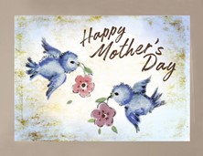 View Mother's Day Blue Bird Card