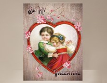 View Boy and Girl Valentine Card