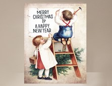 View Christmas Card with Children