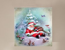 View Winter Santa Mini Card