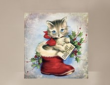 View Christmas Cat Mini Card